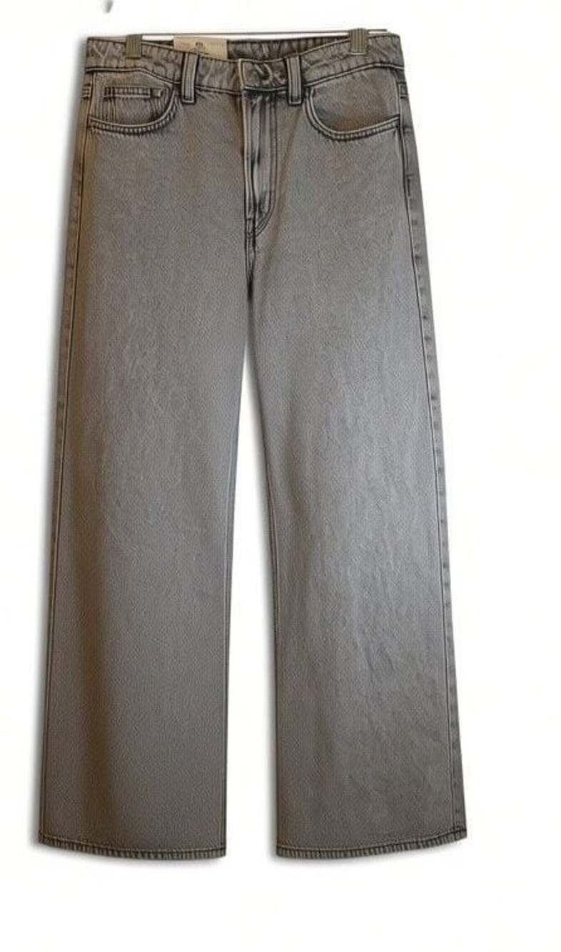 H&M Wide Regular Fit Ultra High Waist Jeans Size US 6